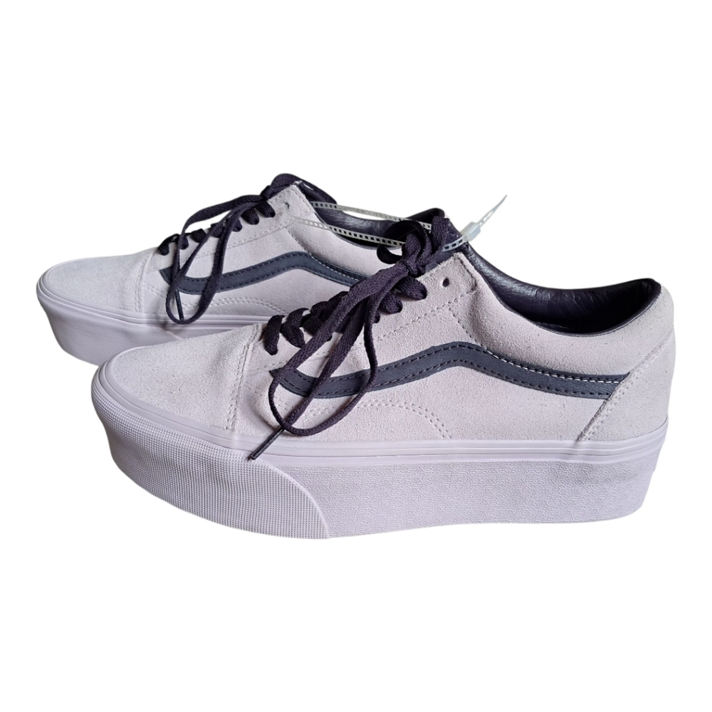 Vans Light Purple Old Skool Stackform Platform Sneakers. Brand New - Picture 3 of 6